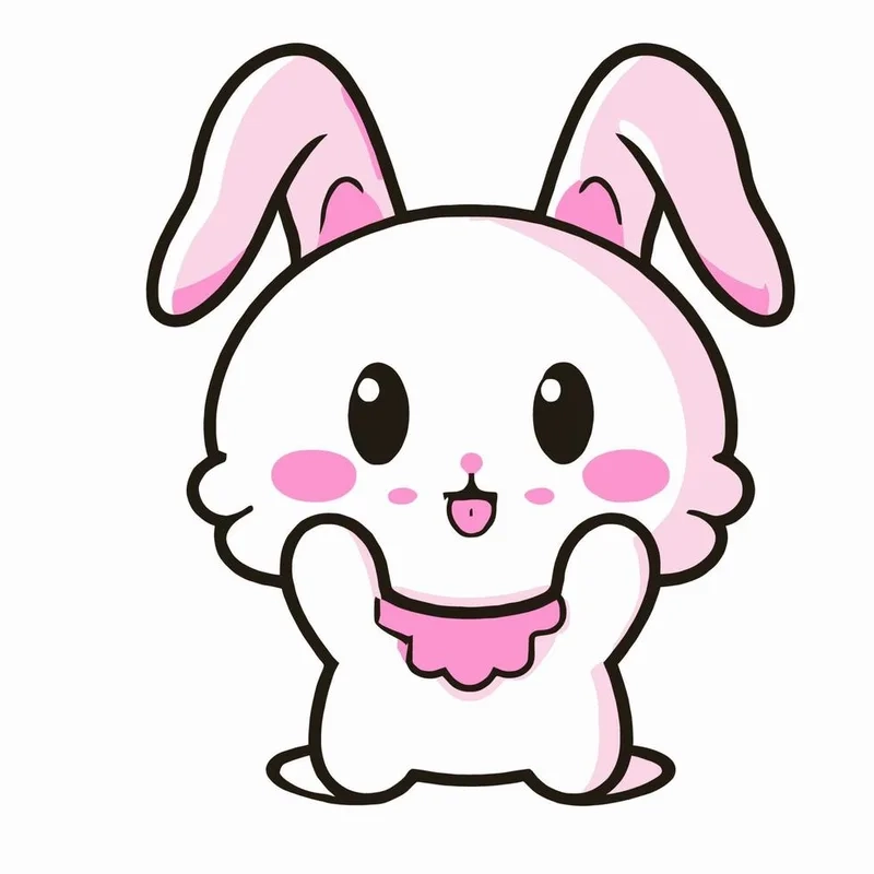 Cực đáng yêu khi ngắm nhìn chibi con thỏ cute