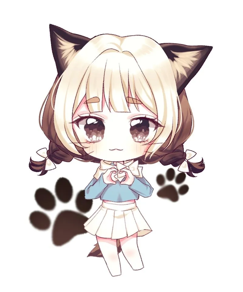 Sưu tầm ngay ảnh anime nữ cute chibi dễ thương nhất