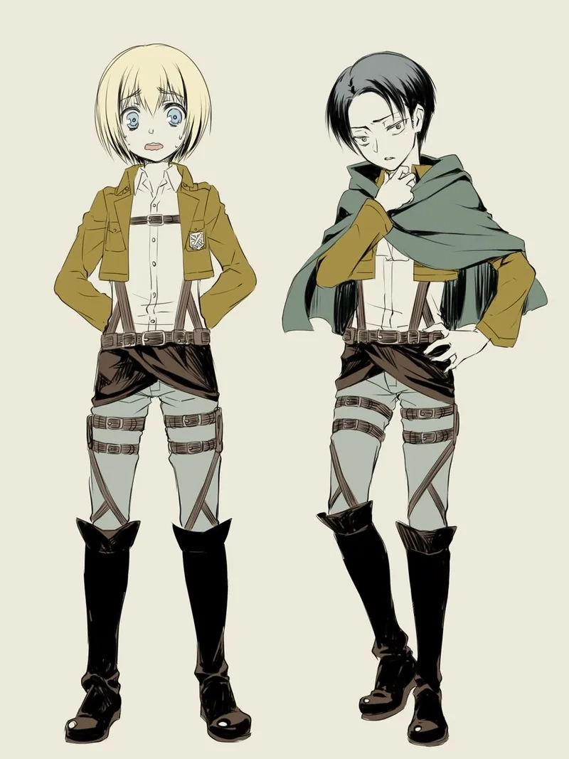 Fan không thể bỏ lỡ khoảnh khắc armin x levi