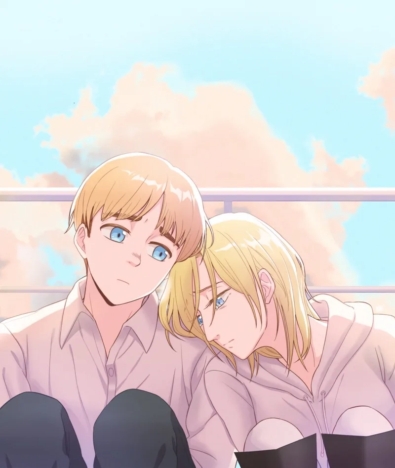 Tình cảm nhẹ nhàng của annie x armin