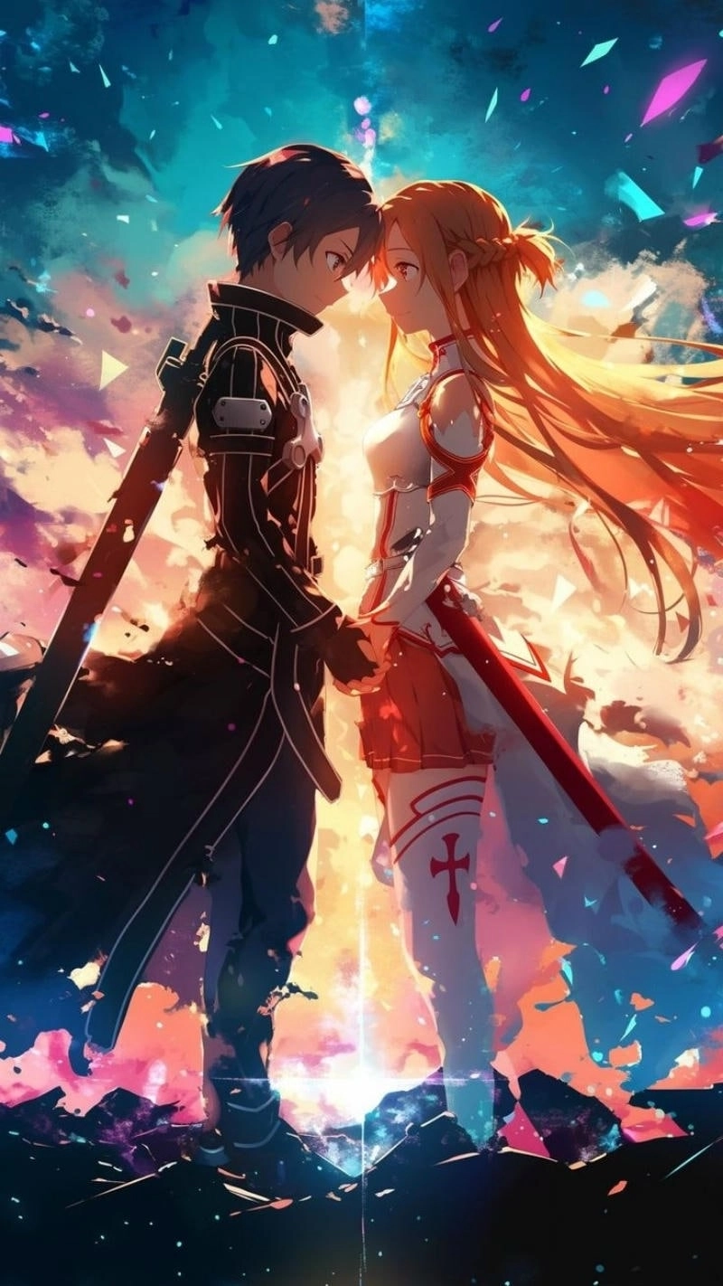 Tải ngay avatar ảnh đôi kirito và asuna chất lượng cao cùng avatar asuna