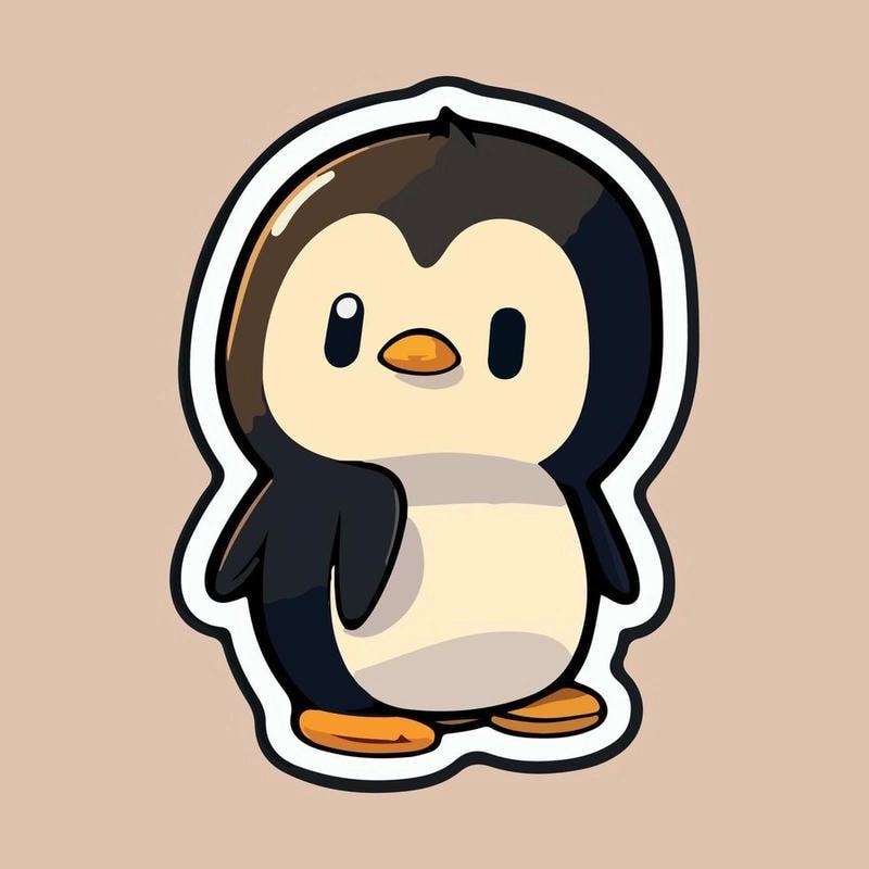 Thể hiện cá tính dễ thương với avatar chim cánh cụt kawaii siêu xinh
