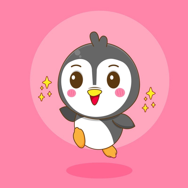 Cập nhật không gian số với hình nền penguin dễ thương rực rỡ và vui nhộn