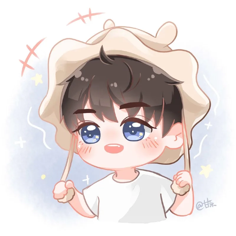 Thể hiện cá tính qua avatar anime cute chibi siêu đáng yêu