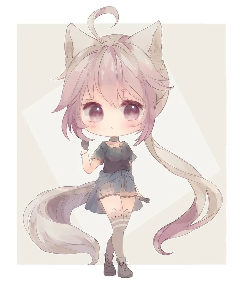 Đắm chìm trong bộ girl chibi avatar cute anime đầy ngọt ngào