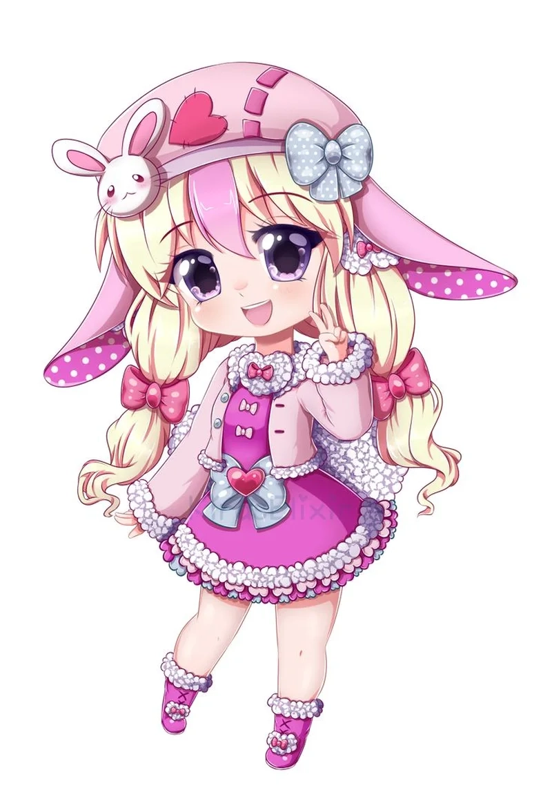 Nổi bật và đáng yêu cùng avatar chibi cute girl đầy cá tính