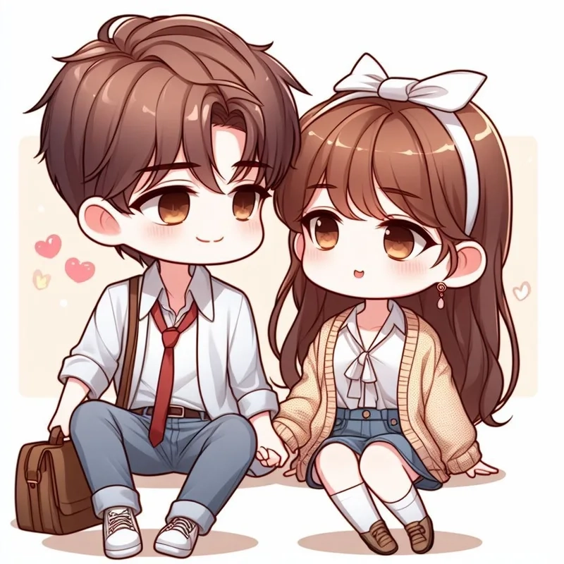 Cùng người thương chọn chibi cute avatar đôi đẹp nhất