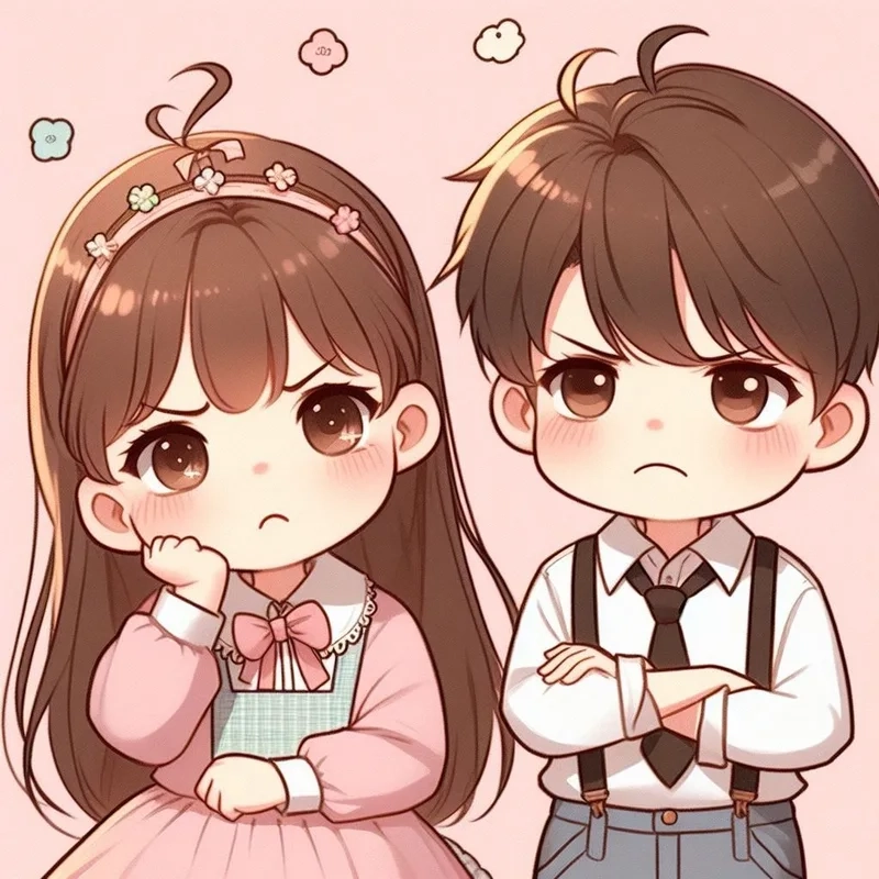 Trọn bộ avatar chibi cặp đôi hình cute dành cho bạn