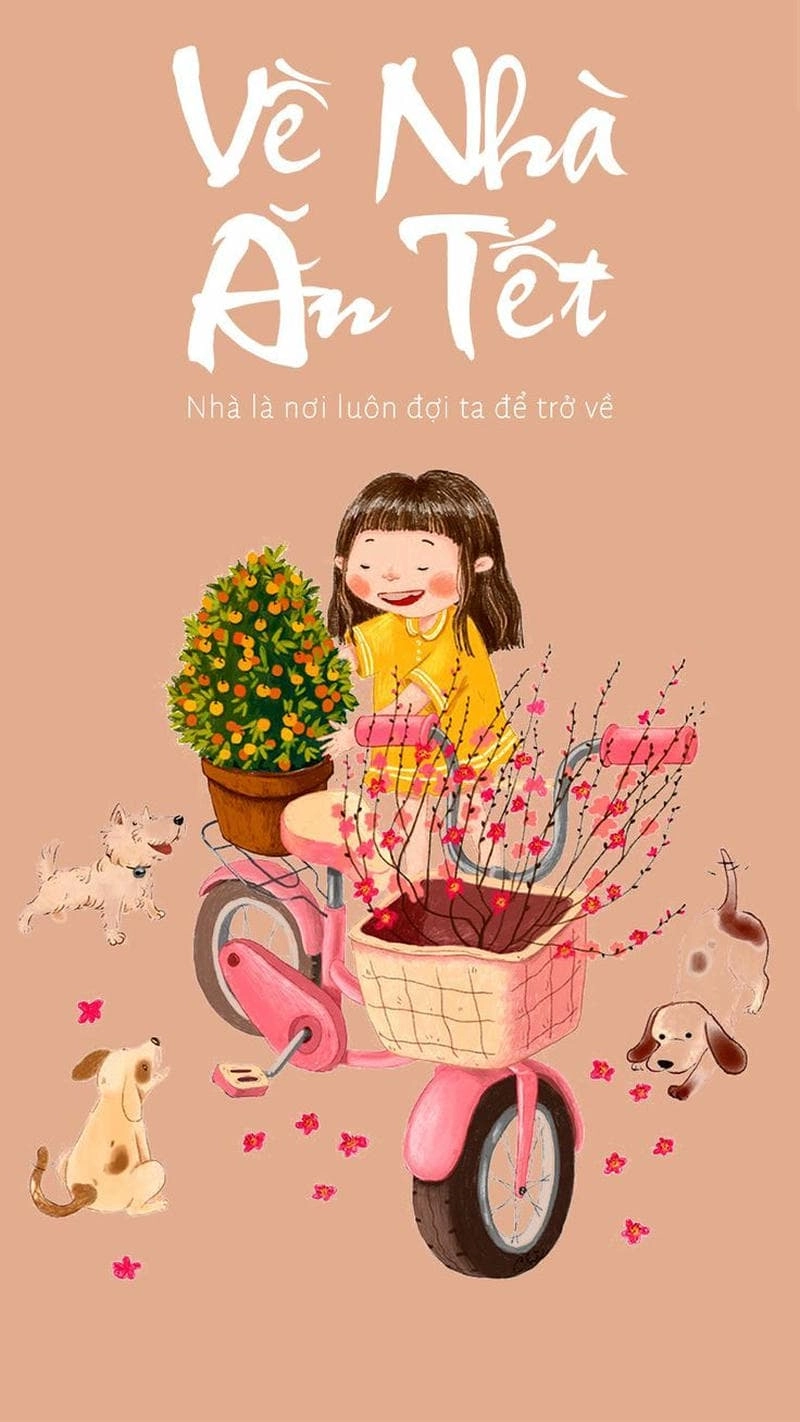 Chọn tết chibi avatar cute đáng yêu chào xuân