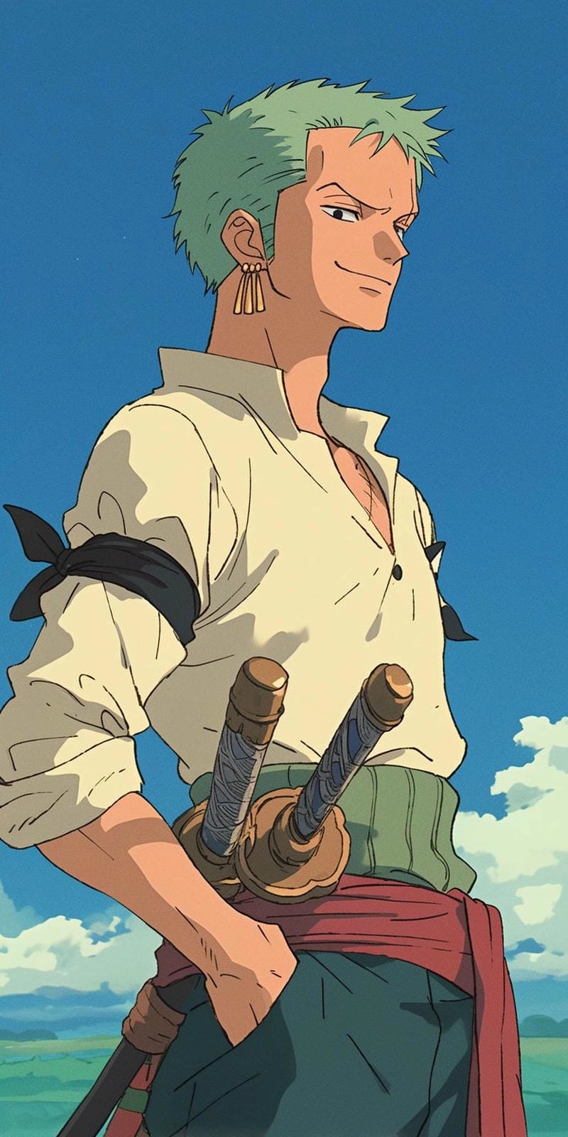 Tạo Zoro one piece avatar nổi bật trên mạng xã hội