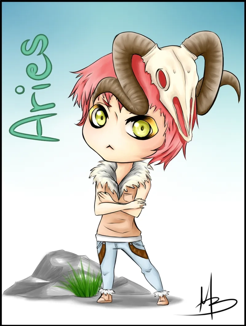 Tuyển chọn cực hot ảnh cung bạch dương anime chibi đầy cá tính
