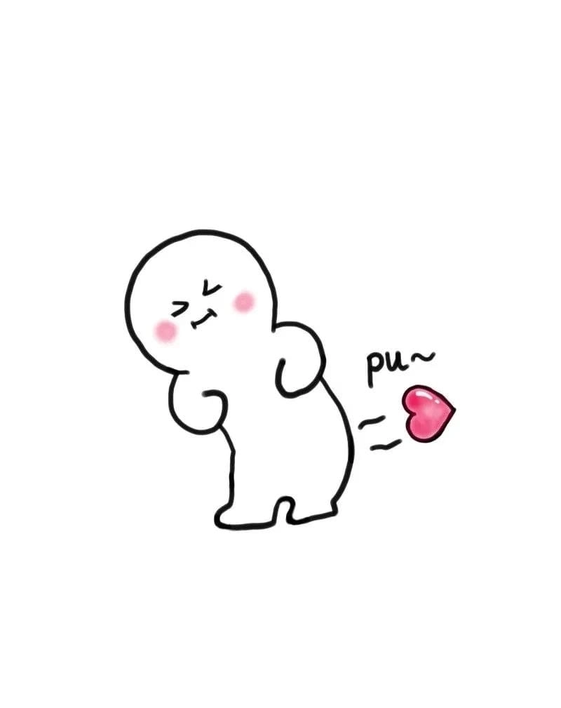 Cùng cười với những hình bắn tim meme cute