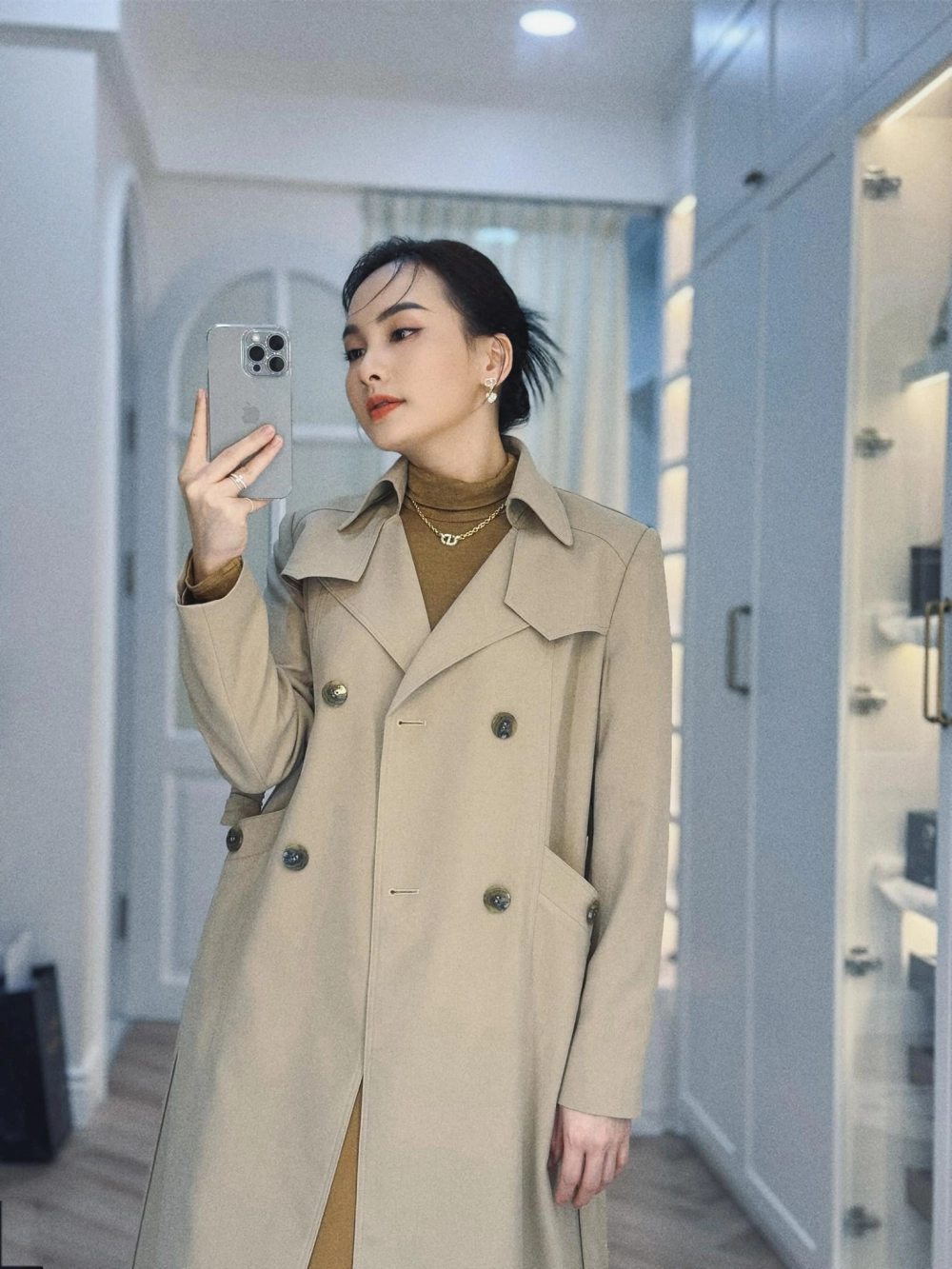 Bảo Thanh cao 1m62 với vẻ ngoài thanh lịch duyên dáng