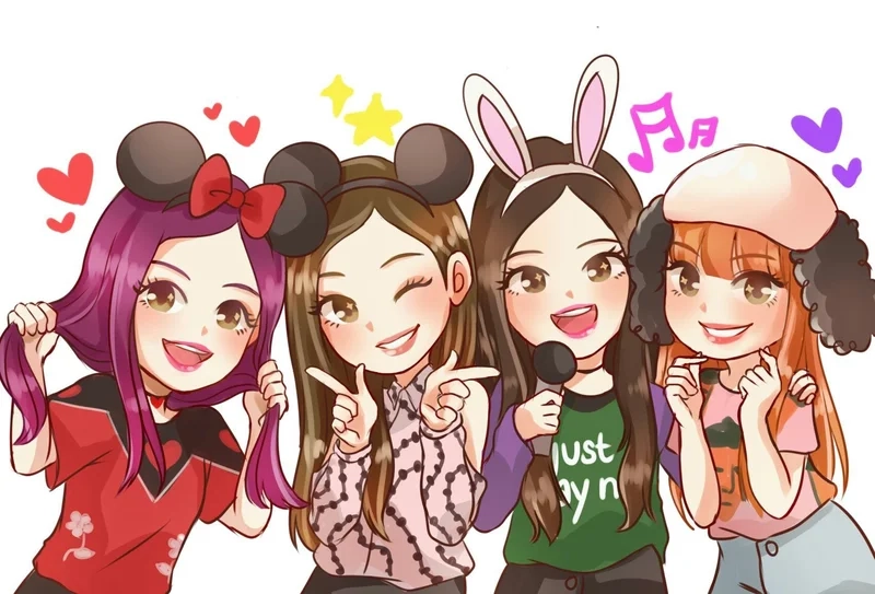 Xem ngay bộ hình ảnh blackpink cute chibi cực độc lạ