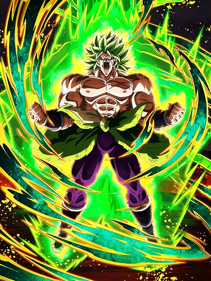 Hình ảnh sắc nét và mạnh mẽ broly dragon ball z