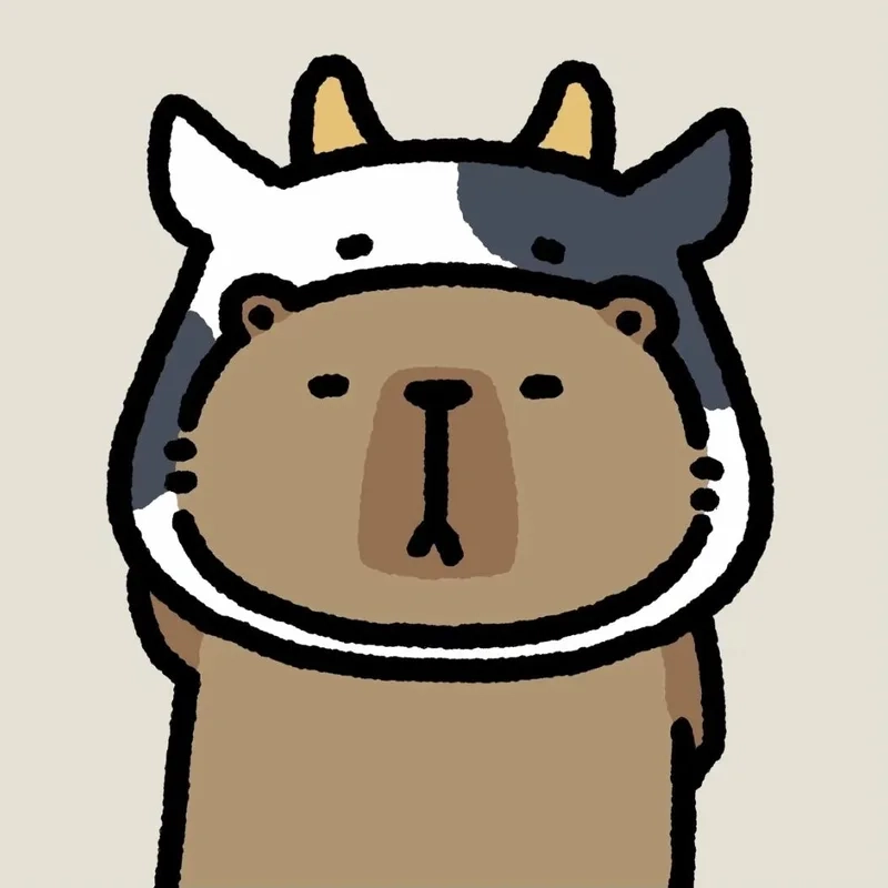 Tải ngay hình nền capybara cute chibi cho điện thoại của bạn