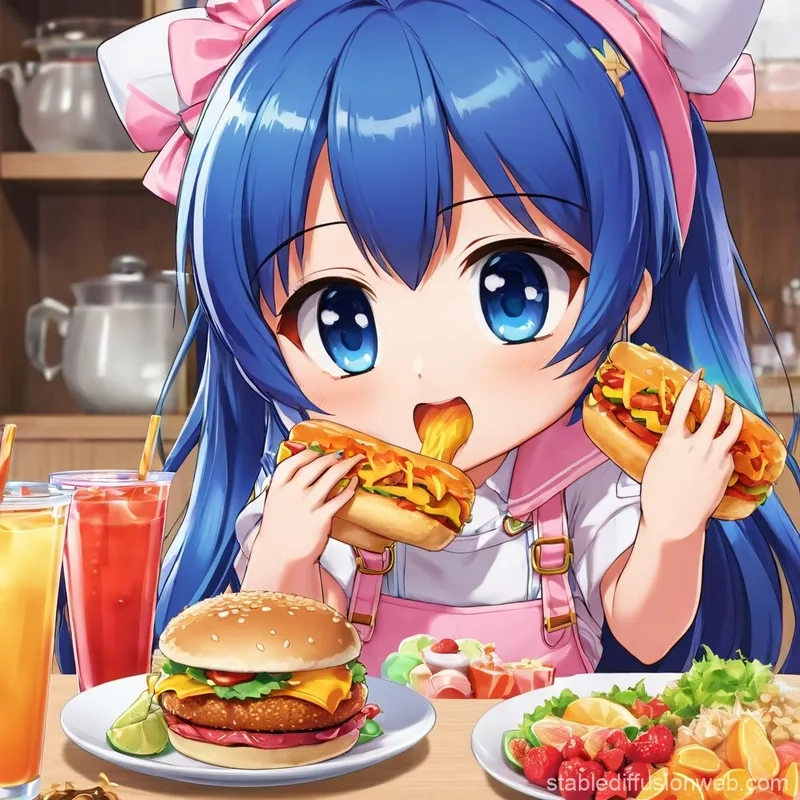 Cười xỉu với hình chibi ăn vặt siêu hài siêu cute