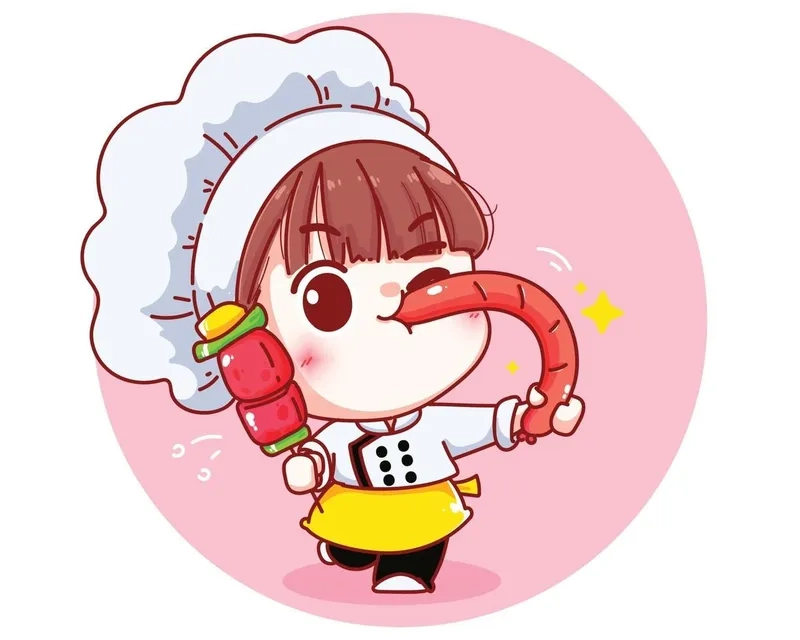 Hình ảnh chibi ăn vặt ngộ nghĩnh khiến bạn không thể rời mắt