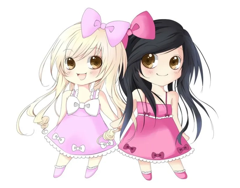 Thay đổi điện thoại với hình nền chibi bạn bè siêu dễ thương