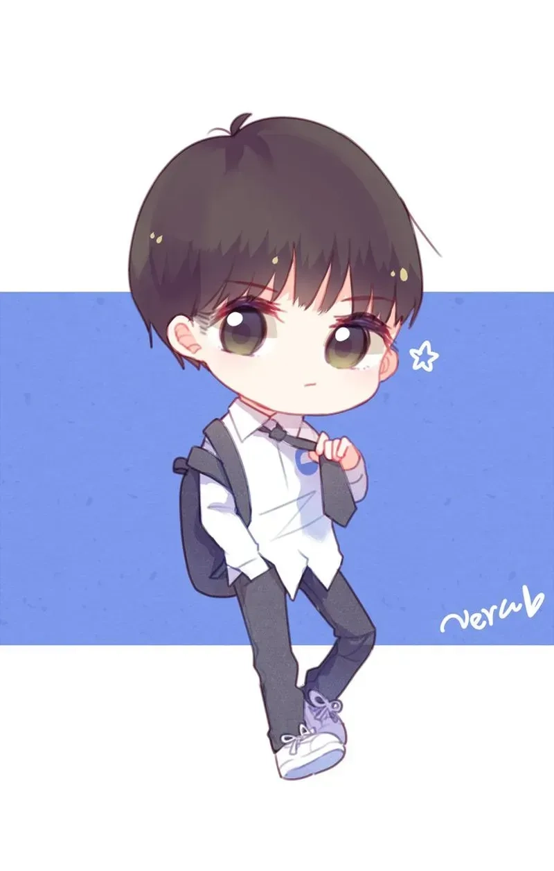 Thưởng thức vẻ đẹp lạnh lùng của anime boy ngầu chibi trong từng chi tiết