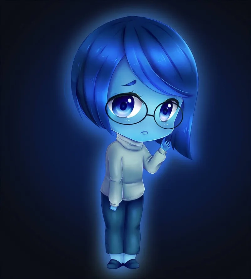 Khi tâm trạng không nói nên lời hãy nhìn vào hình chibi buồn