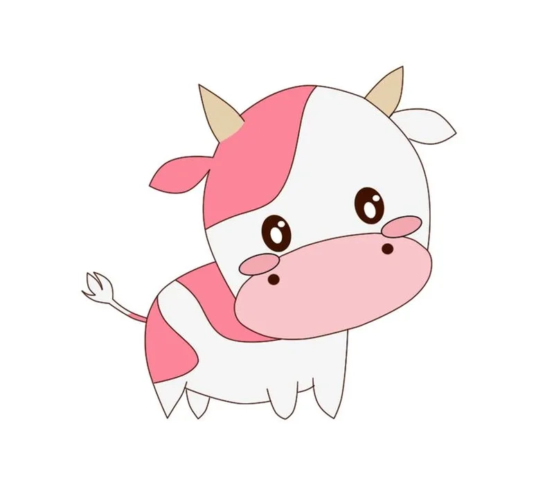Bộ sưu tập vẽ con bò chibi sáng tạo cho tín đồ cute
