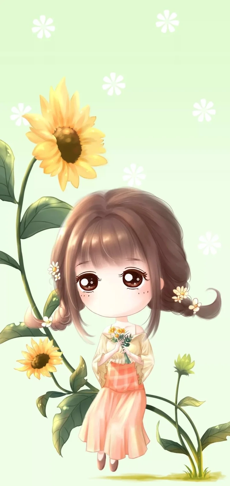 Kho tải miễn phí hình nền chibi dễ thương cho điện thoại PC