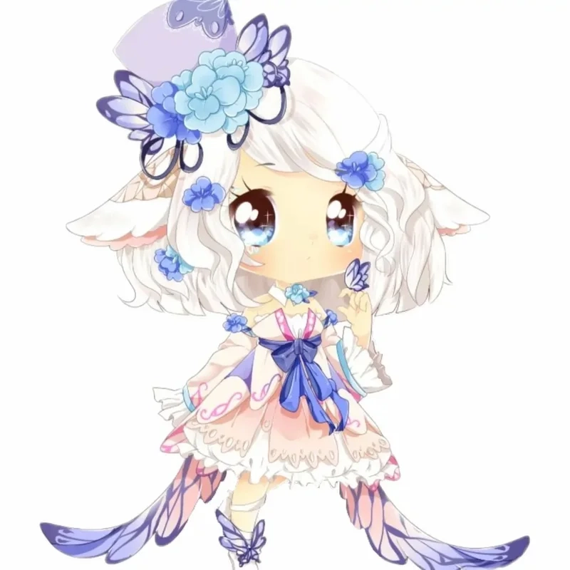 Bộ ảnh anime hot nhất với anime chibi dễ thương nhiều màu sắc
