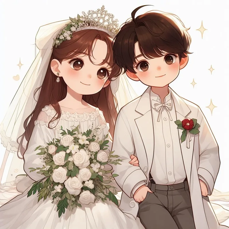 Bộ sưu tập hình chibi cute cặp đôi đáng yêu và độc lạ