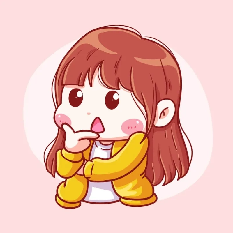 Bộ ảnh mới nhất chibi em bé hoạt hình cute đáng yêu