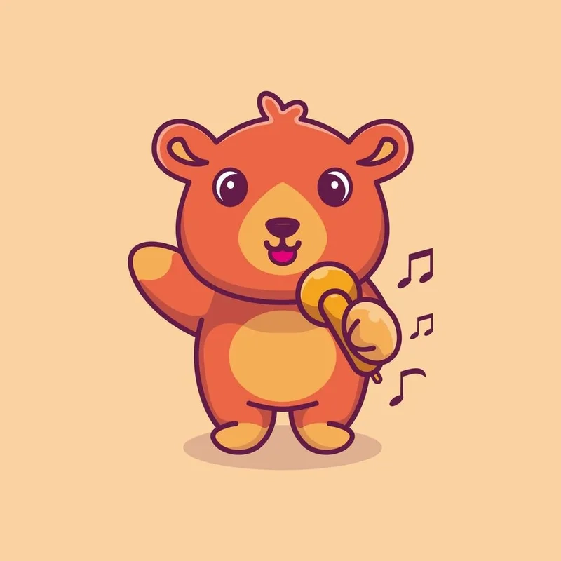 Bộ ảnh hình gấu chibi dễ thương mang phong cách mới lạ