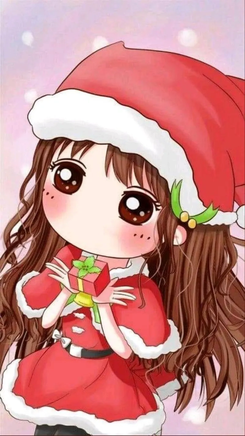 Đắm chìm trong thế giới ảnh anime giáng sinh chibi dễ thương nhất mùa lễ