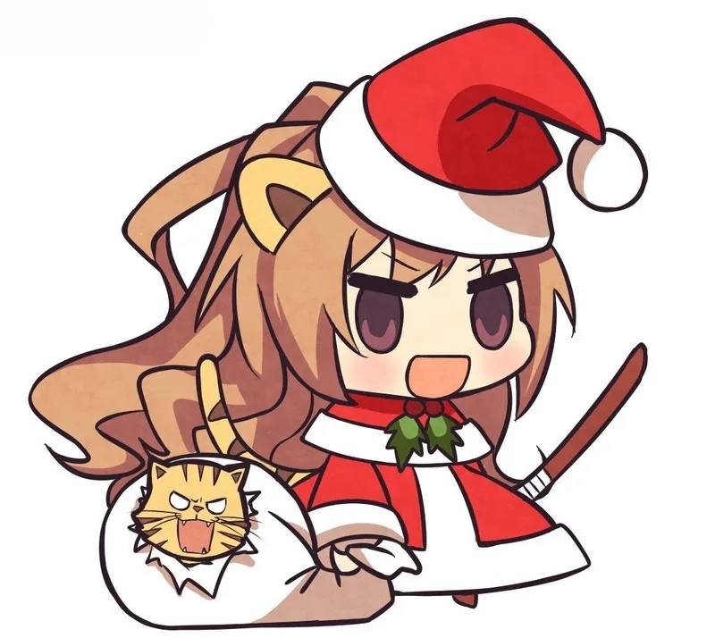 Cùng ngắm nhìn những bức anime chibi giáng sinh siêu dễ thương