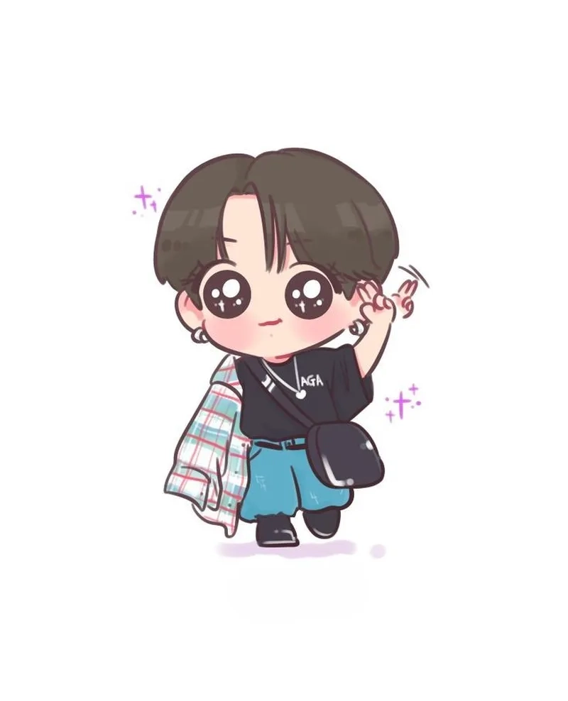 Sưu tầm jungkook chibi cute ngộ nghĩnh cho bộ sưu tập