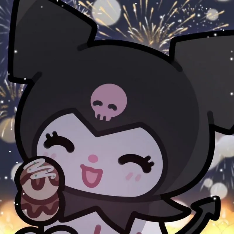 Yêu ngay từ cái nhìn đầu với hình kuromi chibi dễ thương