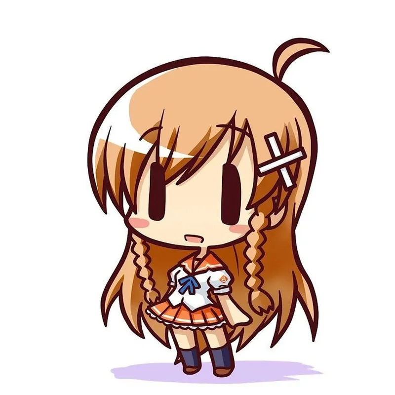 Trọn bộ hình ảnh anime nữ học sinh cute chibi cực xinh