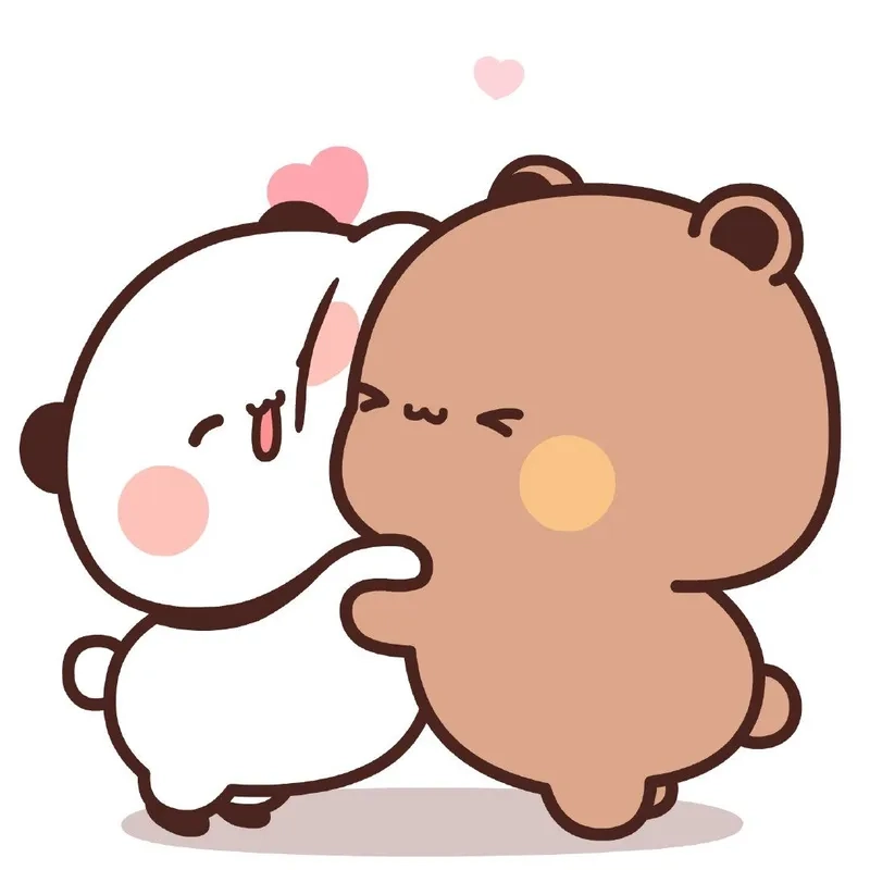Sưu tầm ngay bộ ảnh chibi ôm nhau khiến tim tan chảy