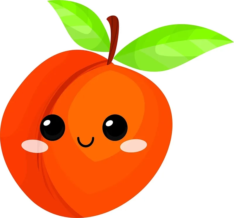 Vẻ đẹp mềm mại của quả đào chibi khiến bạn không thể rời mắt