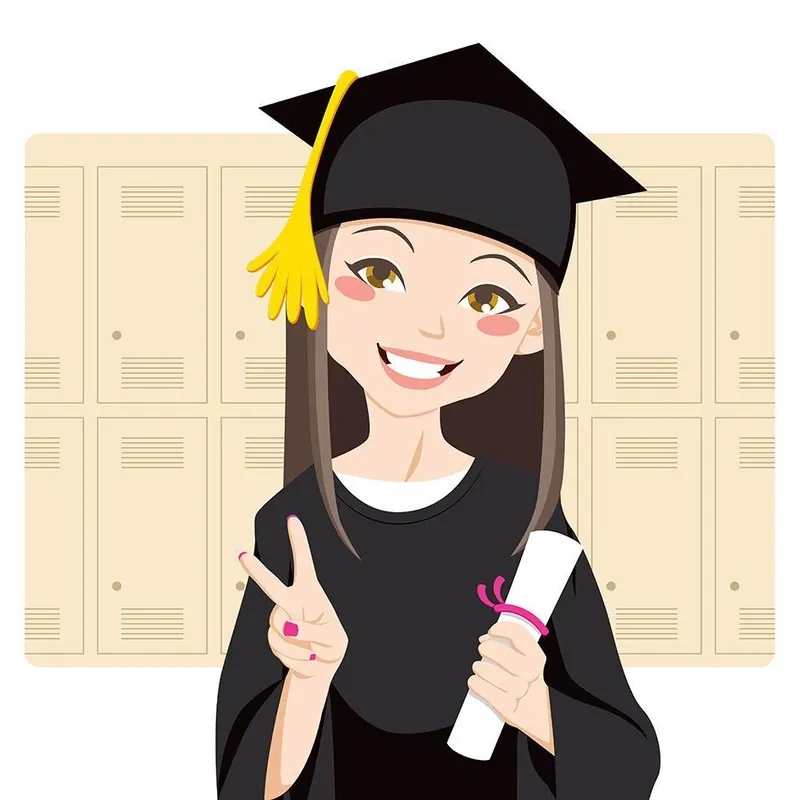 Lưu giữ khoảnh khắc đáng nhớ với hình ảnh tốt nghiệp chibi ngộ nghĩnh