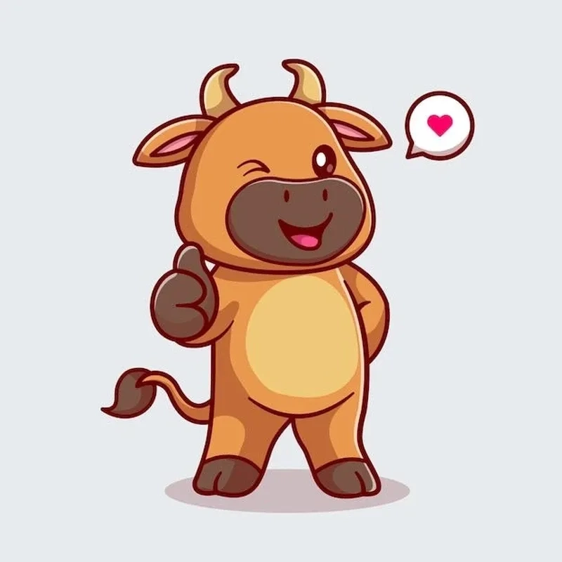 Bộ sưu tập trâu chibi đáng yêu nhất cho tín đồ chibi