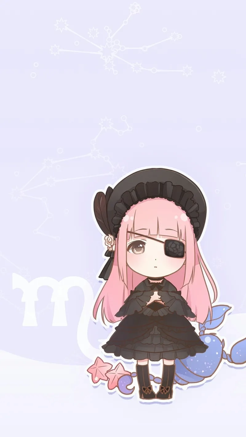 Ngắm nhìn vẻ đẹp ngọt ngào của cung bọ cạp chibi nữ cực ấn tượng