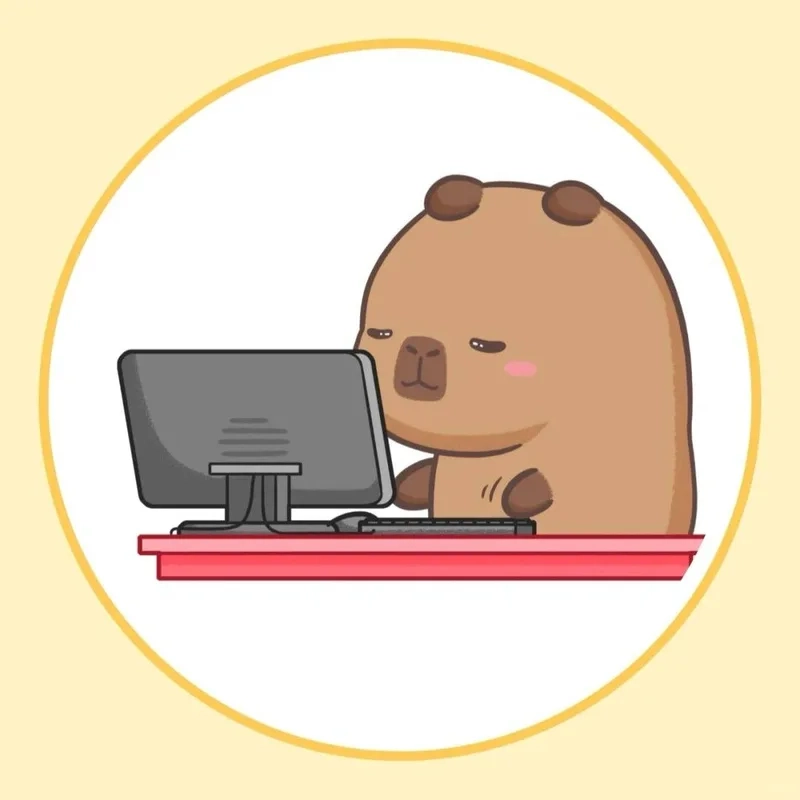 Tải ngay bộ sưu tập hình capybara chibi dễ thương cực hot