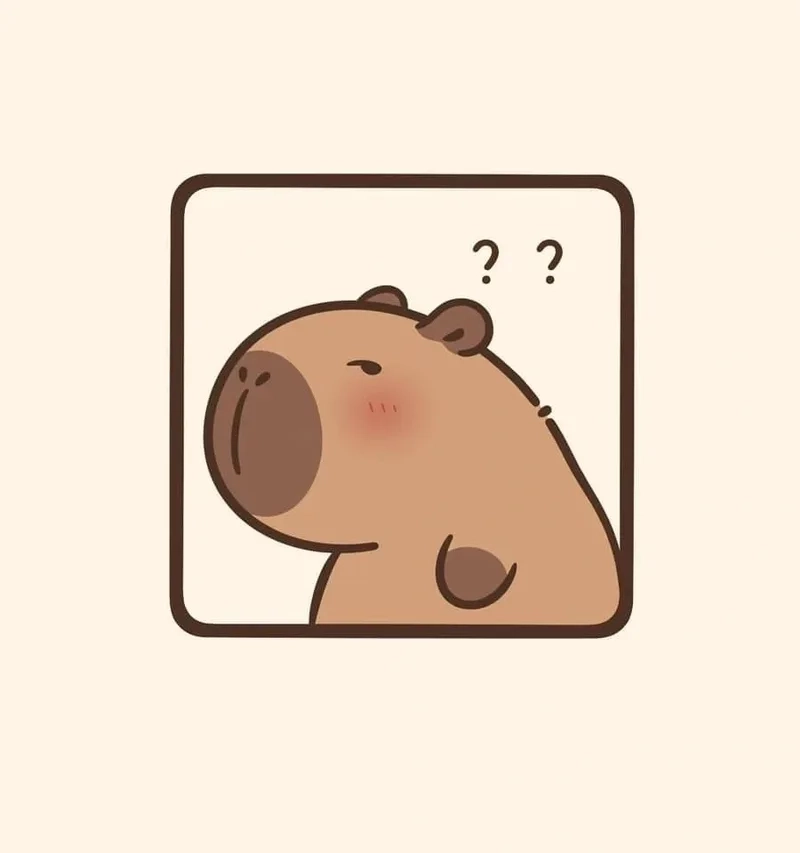 Cực phẩm bộ sưu tập chibi ảnh capybara chibi hot trend