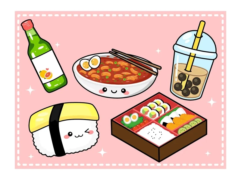 Ngọt ngào và đáng yêu hết nấc với đồ ăn chibi cute cực hot hiện nay