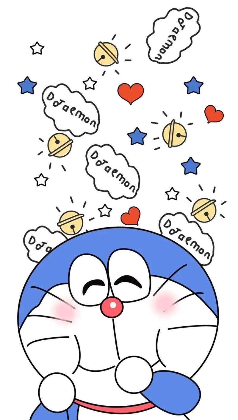 Thế giới dễ thương mở ra qua từng hình chibi doraemon