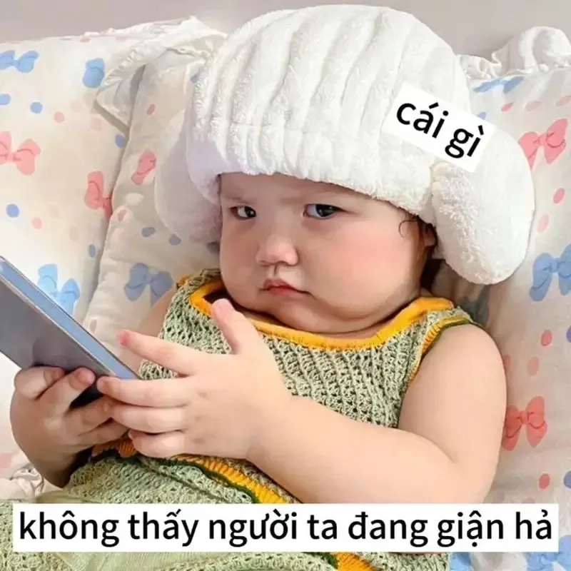 Gợi ý những bức em bé meme buồn
