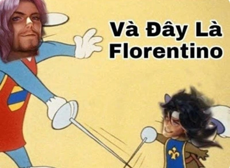Lạc lối trong thế giới caption florentino meme