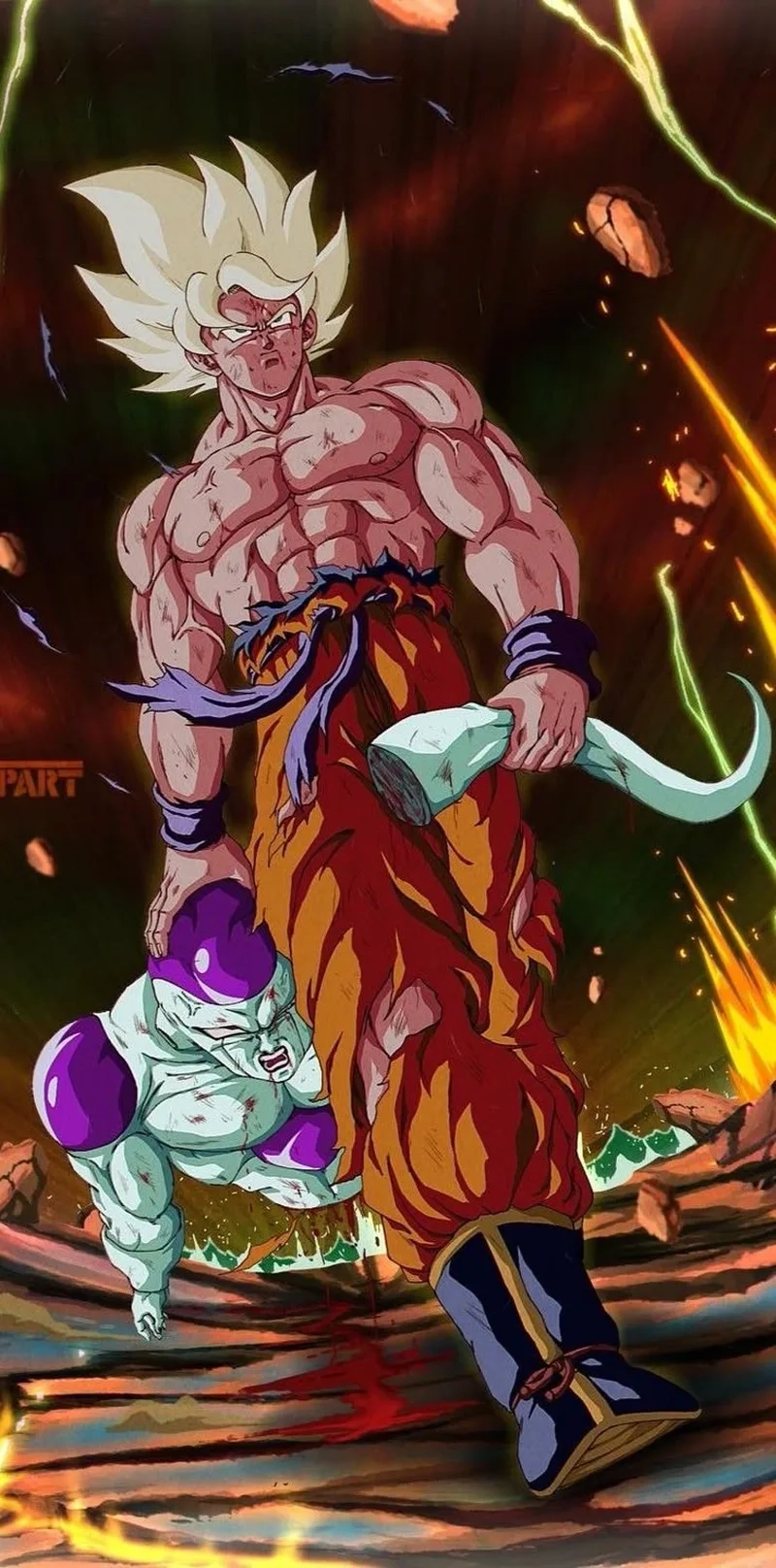 Trận chiến Super Saiyan đầy kịch tính super saiyan goku vs frieza
