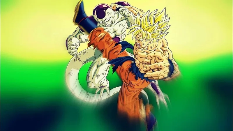 Hợp lực bất ngờ giữa hai huyền thoại frieza x goku