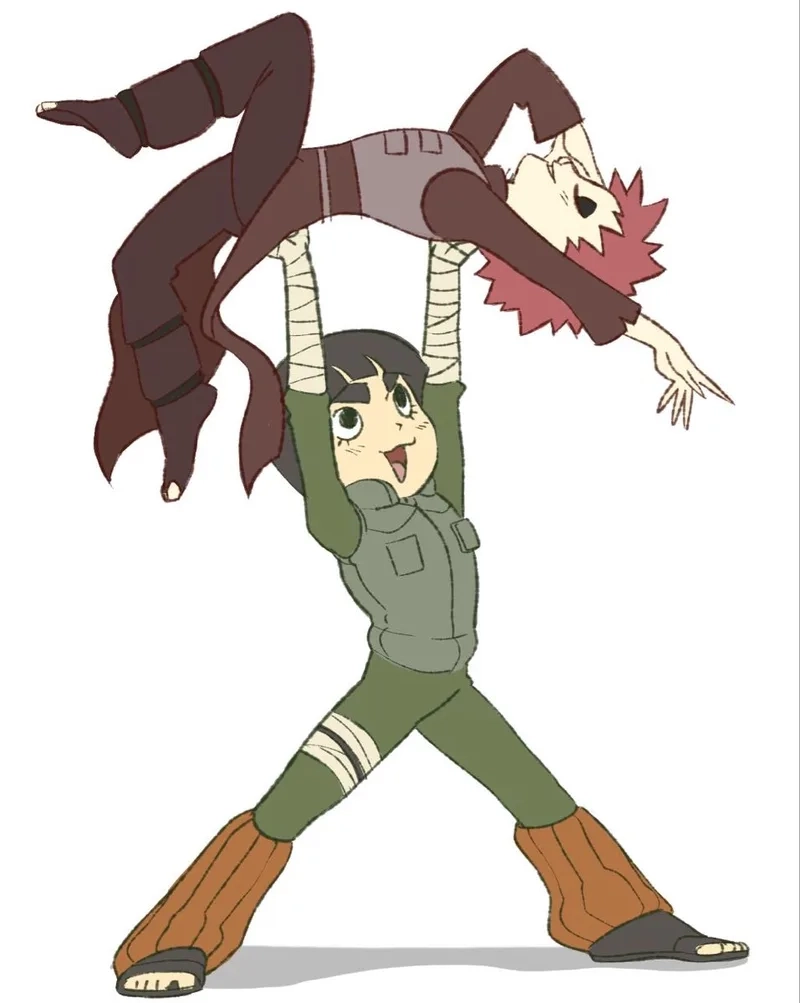 Cuộc đối đầu căng thẳng gaara vs rock lee